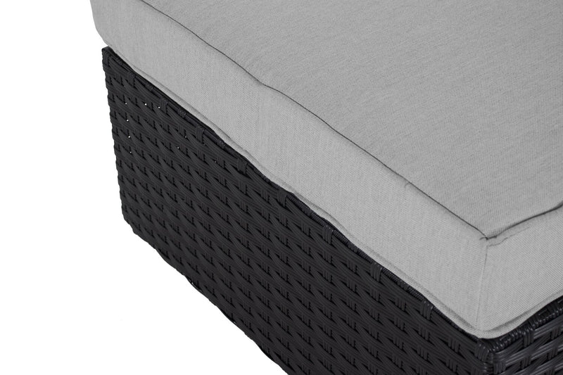 Barbados Patio Ottoman - Grey