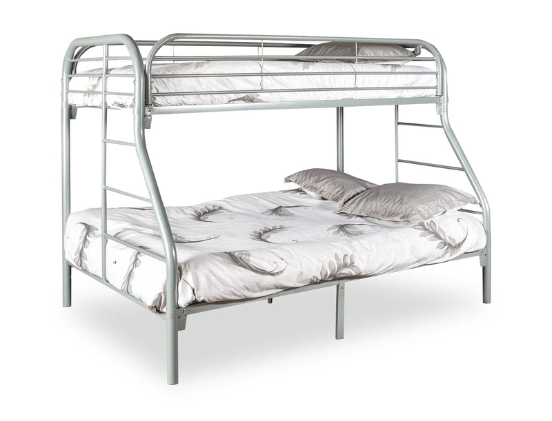 Logan Twin/Full Bunk Bed - Grey