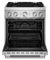 KitchenAid 4.1 Cu. Ft. Dual Fuel Range with No Preheat Air Fry Mode – Stainless Steel - KFDS930SSS\t