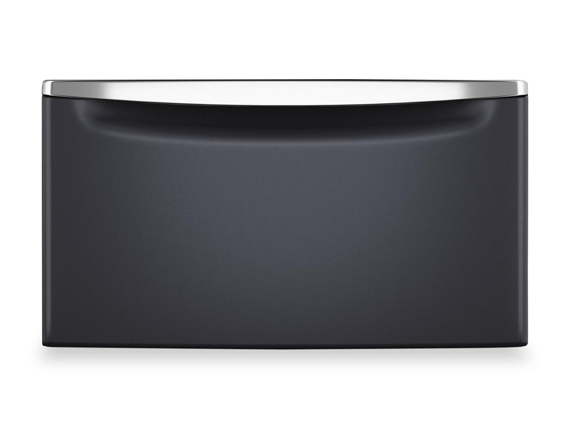 Maytag 15.5\" H Laundry Pedestal w/Storage Drawer - Midnight Steel