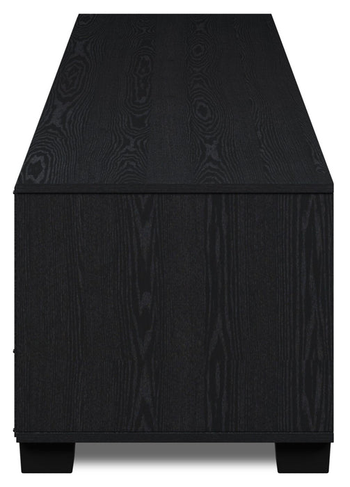 Augustus 84\" Modern TV Stand with Storage and Cable Management for TVs up to 90\"- Black
