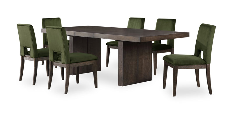Zen 7-Piece Dining Set - Green