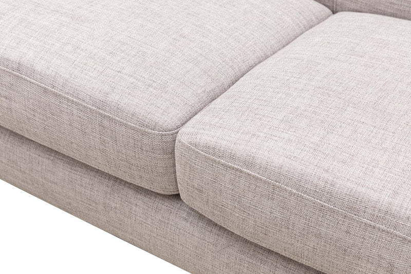 Freeman Linen-Look Fabric Sofa - Dove