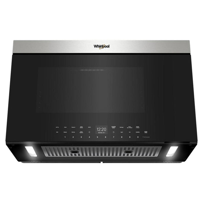 Whirlpool 1.1 Cu. Ft. Flush Over-the-Range Microwave with Air Fry - Stainless Steel - YWMMF7330RZ