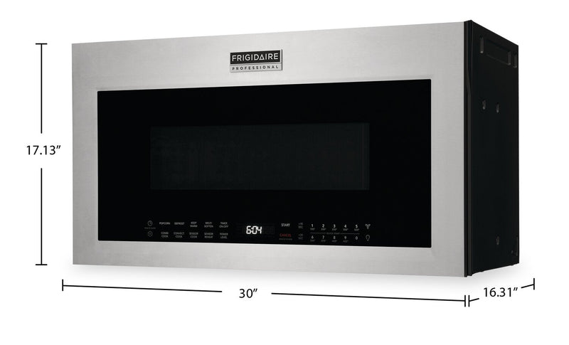 Frigidaire Professional 1.9 Cu. Ft. Over-the-Range Microwave with Convection Cooking and Sensor Cook… 
