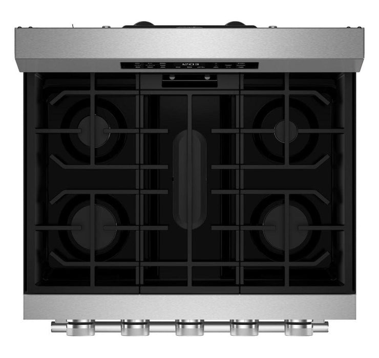 KitchenAid 5.0 Cu. Ft. Smart Freestanding Gas Range - PrintShield™ Stainless - KFGS330TPS