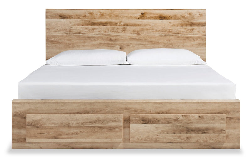 Derekson Queen Storage Bed - Natural