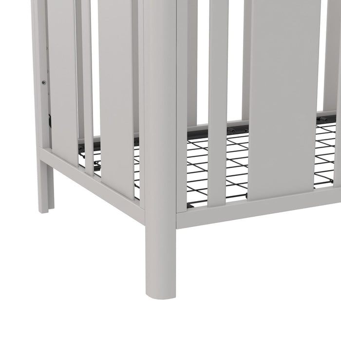 Little Seeds Skyler 3-in-1 Convertible Baby Crib - Sharkey Grey