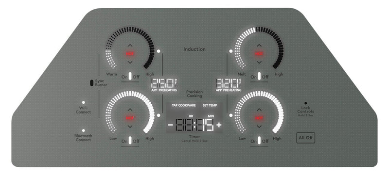 Cafe 30\" 4-Element Induction Cooktop - Stainless - CHP90302TSS 