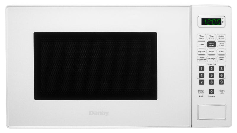 Danby 0.7 Cu. Ft. Countertop Microwave with Auto Defrost - White - DBMW0721BWW