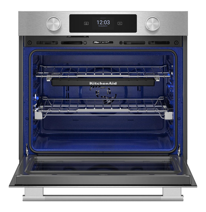 KitchenAid 30\" Smart Electric Single Wall Oven – PrintShield Stainless Steel - KOES730SPS