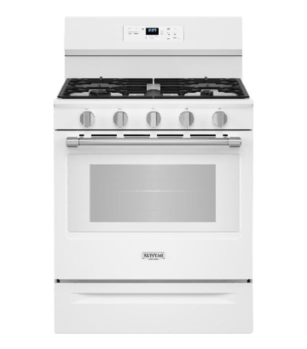 Maytag 5 Cu. Ft. Convection Gas Range with No Preheat Air Fry - White - MFGS6030RW