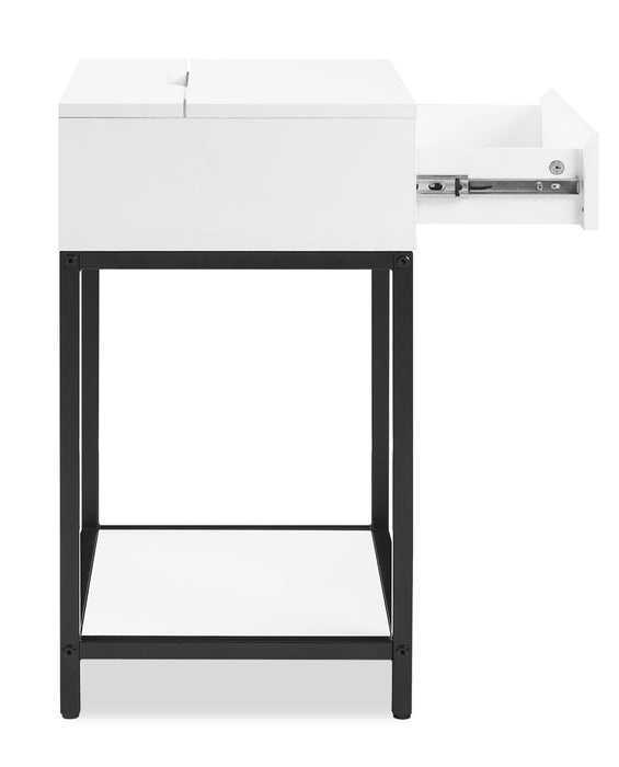 Akio Nightstand - White