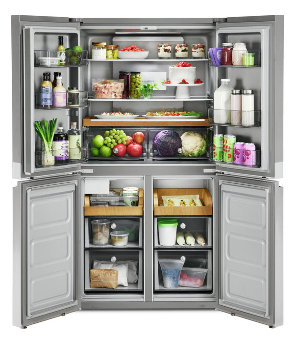 KitchenAid 36\" 19.4 Cu. Ft. French-Door Refrigerator - Stainless Steel - KRQC506MPS 