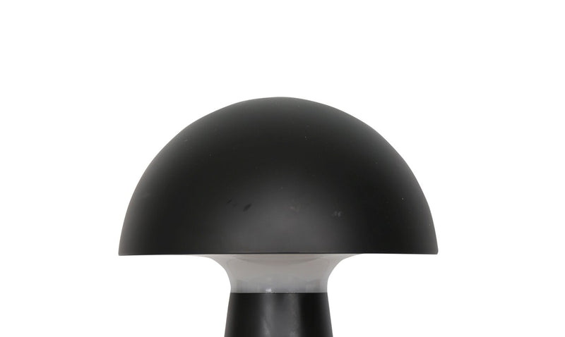 Beech 11” Modern Acrylic Portable Table Lamp with USB Port - Black