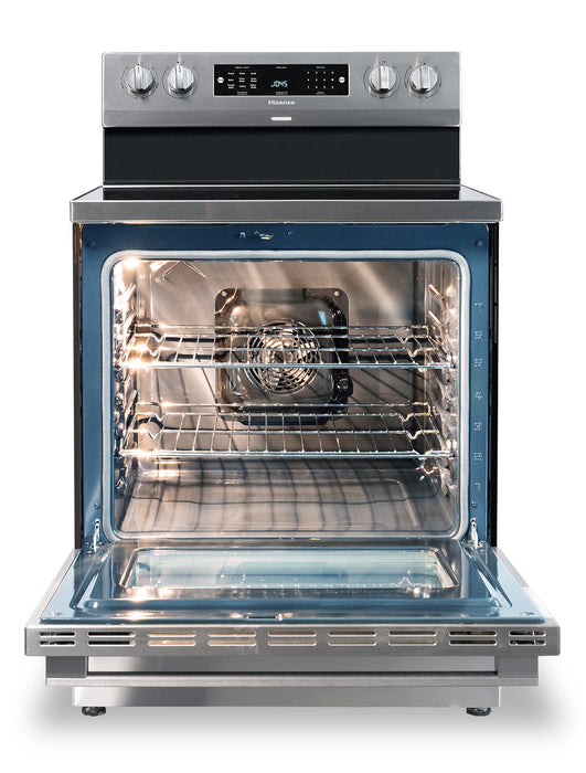 Hisense 5.8 Cu. Ft. Electric Range With Air Fry and European Convection - Stainless Steel - HBE3501C… 