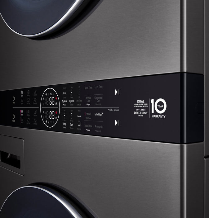 LG WashTower™ with 5 Cu. Ft. Washer and 7.8 Cu. Ft. Ventless HeatPump™ Dryer - WKHC252HBA