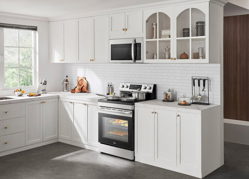 Midea 30\" 6.3 Cu. Ft. Electric Range - MER30B14ASTC 