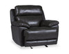 Sorrento 42\" Genuine Leather Power Reclining Chair with USB Port - Charcoal Grey 