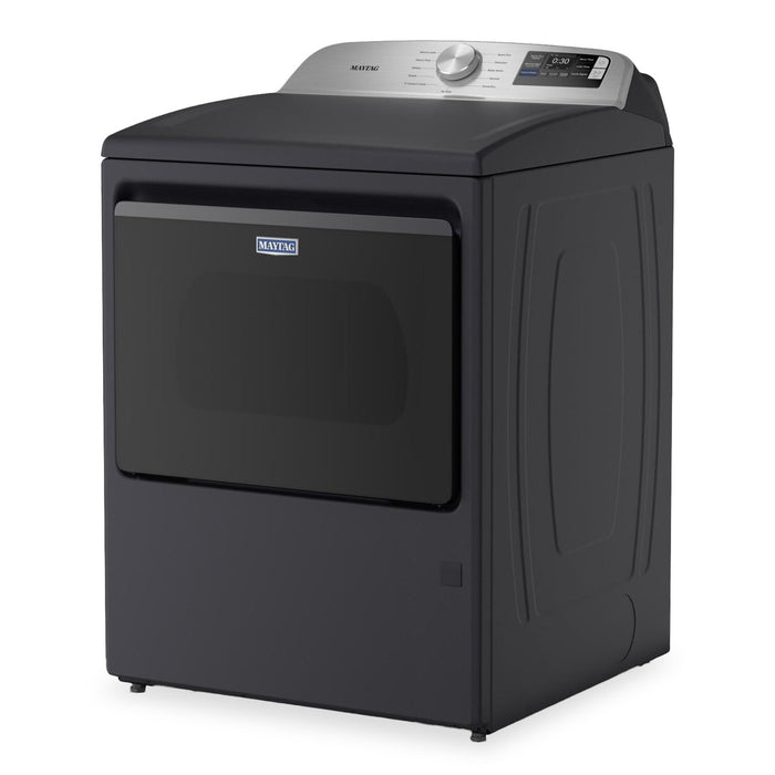 Maytag 6.0 Cu. Ft. Smart Top-Load Washer and 7.4 Cu. Ft. Front Load Electric Dryer - Midnight Steel