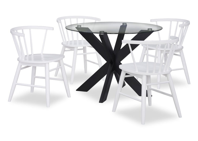 Remi Spindle Dining Chair - White