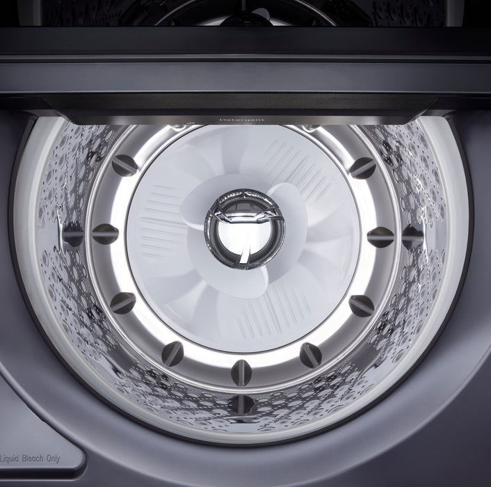 LG 6.1 Cu. Ft. Mega-Capacity Top-Load Washer with EasyUnload™ and AI Sensing - WT8405CB