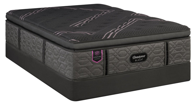 Beautyrest Black Signature Magenta Euro Pillowtop Queen Mattress
