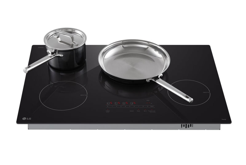LG 30\" Smart Induction Cooktop with UltraHeat™ Element - CBIH3013BE
