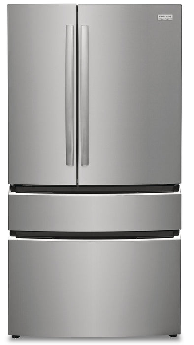 Frigidaire Gallery 36\" 22.1 Cu. Ft. Counter-Depth 4-Door French-Door Refrigerator - Smudge-Proof® … 