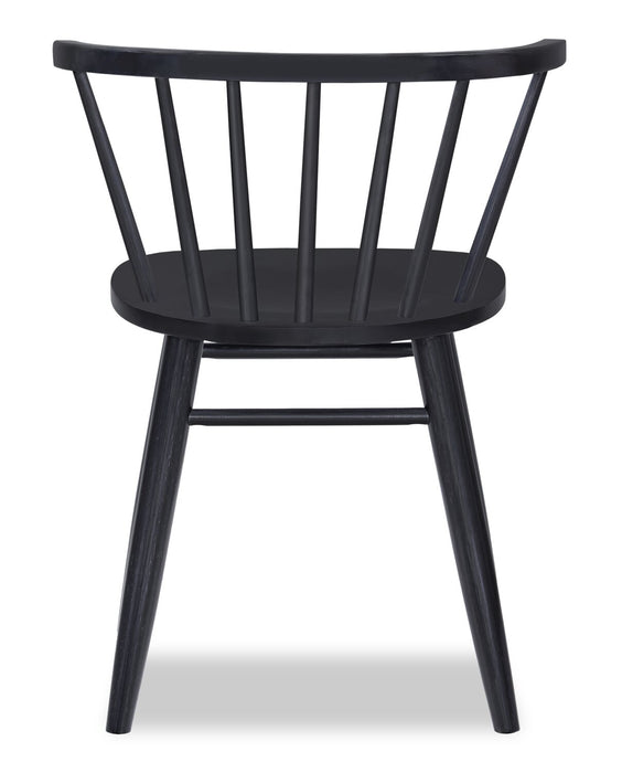 Remi Spindle Dining Chair - Black