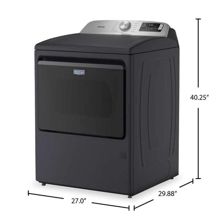 Maytag 7.4 Cu. Ft. Top Load Electric Dryer - Midnight Steel - YMED6205RF