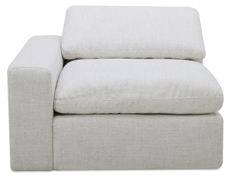 Sky Modular 8-Piece Fabric Power Reclining Sectional with Removable Feather Down Cushions -Nathan Wheat