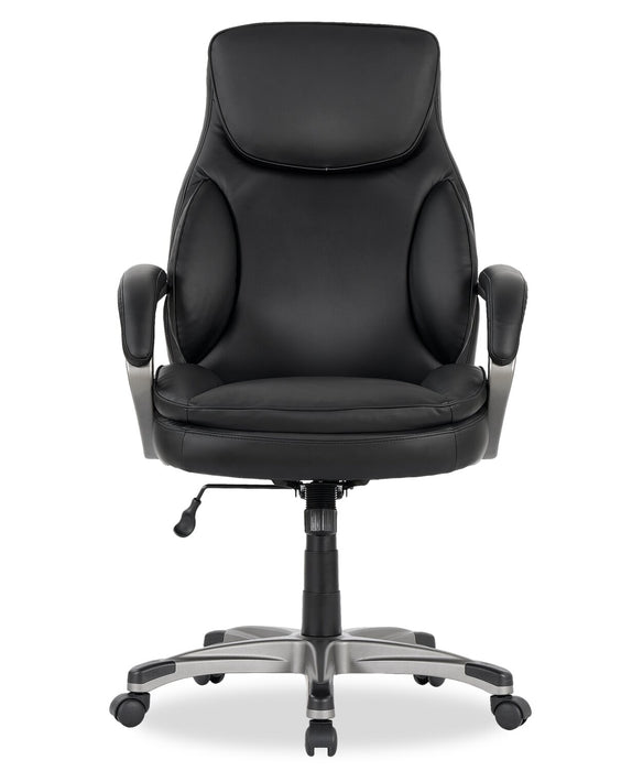 Sealy® Palisade 28\" Adjustable Ergonomic Office Chair - Black