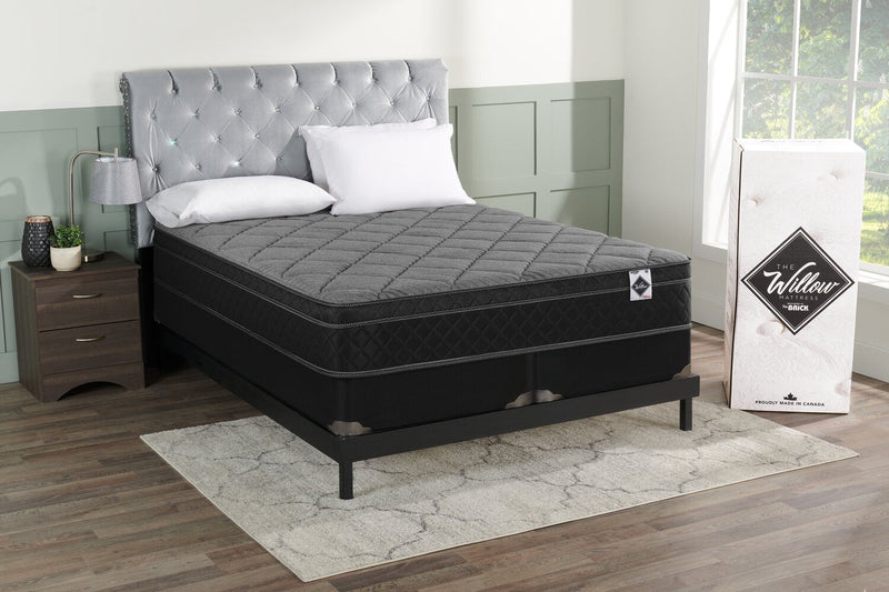 Springwall Aspen Eurotop King Mattress-in-a-Box Set 