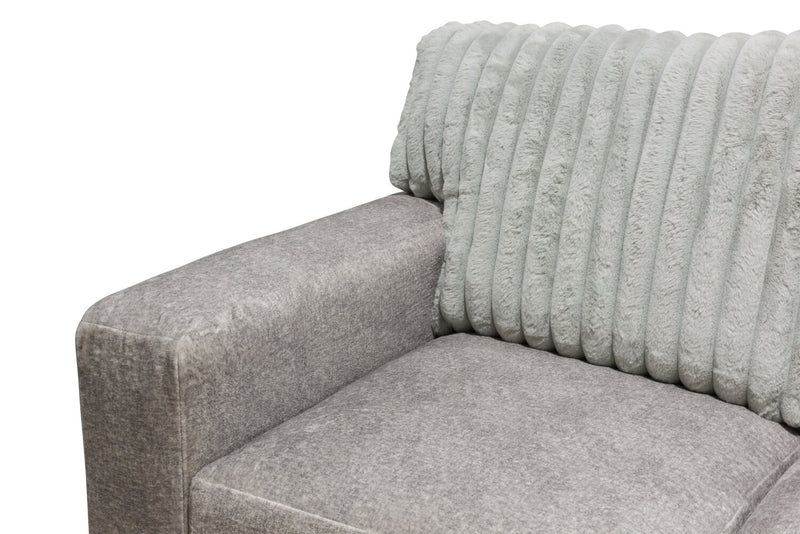Koda 2-Piece Chenille Right-Facing Sectional - Plush Paloma