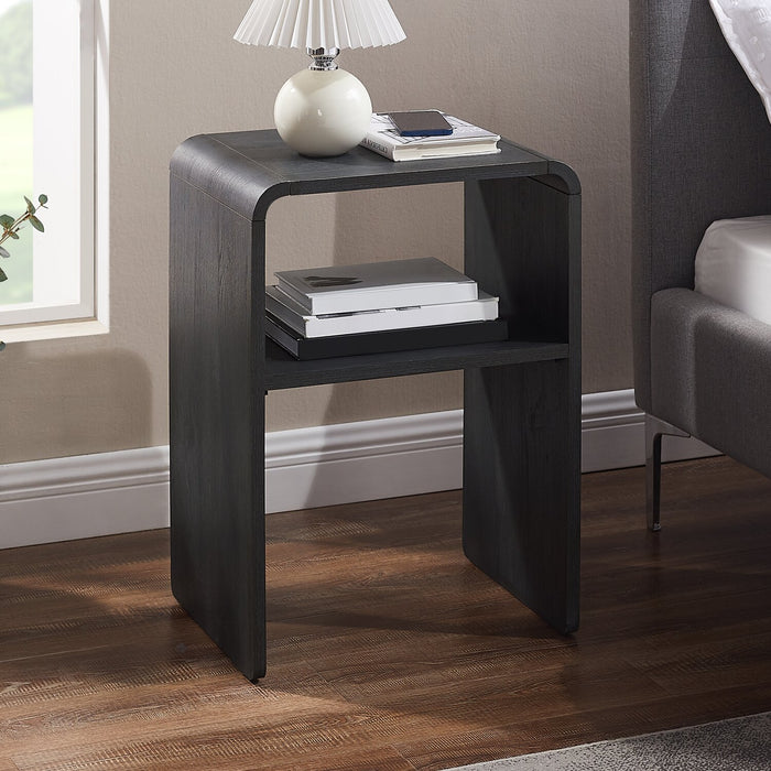Odin Nightstand - Black Oak