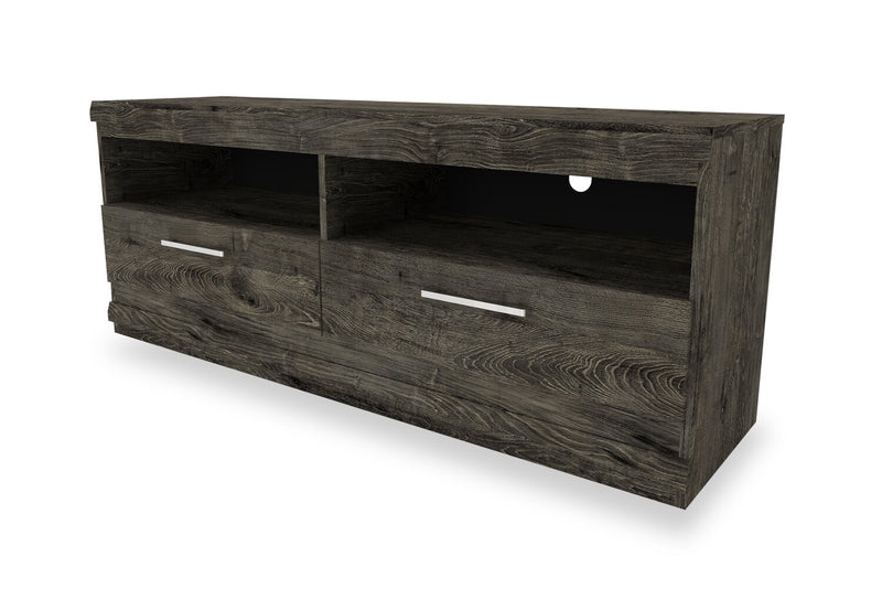 Camden 3-Piece Entertainment Centre with Storage and Cable Management for TVs up to 55\" - Alabaster Oak