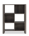 Oscar Owen 6-Shelf Bookcase - Grey