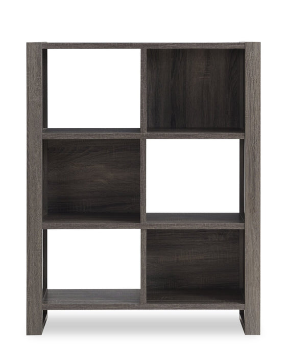 Oscar Owen 6-Shelf Bookcase - Grey