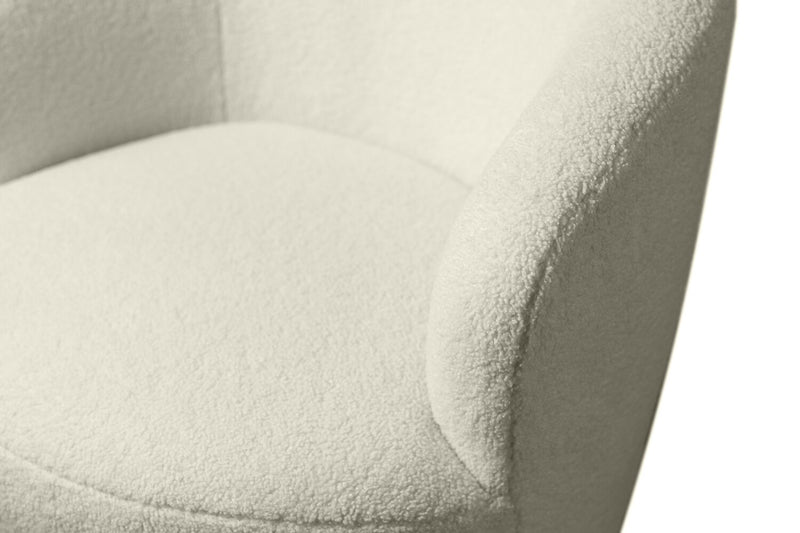 Ivie Swivel Accent Chair - White 
