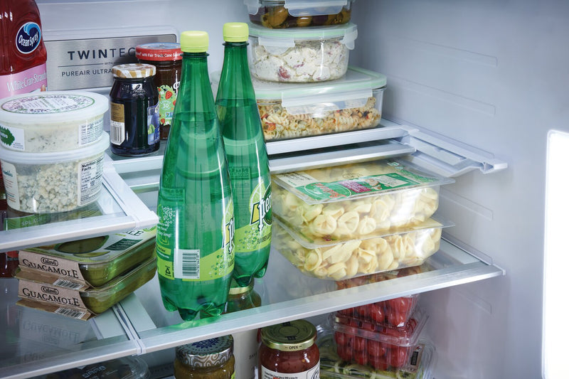 Frigidaire Gallery 36\" 21.5 Cu. Ft. Counter-Depth 4-Door French-Door Refrigerator - Smudge-Proof® … 