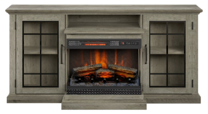 Manhasset 63\" Electric Fireplace TV Stand with Storage for TVs up to 70\" - Valley Pine