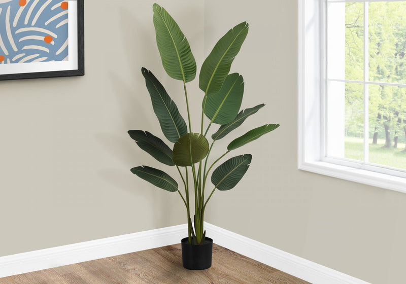 60\" Artificial Bird of Paradise in 5\" Pot