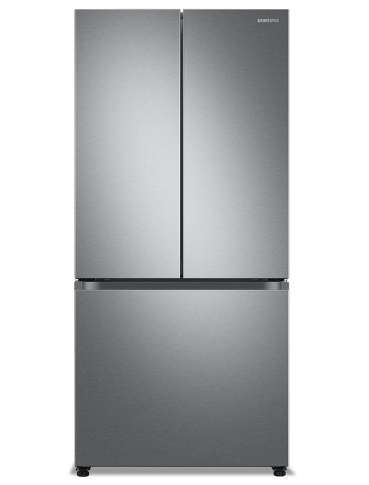 Samsung 33\" 24.5 Cu. Ft. French-Door with Dual Auto Ice Maker Refrigerator - Stainless Steel - RF25C… 