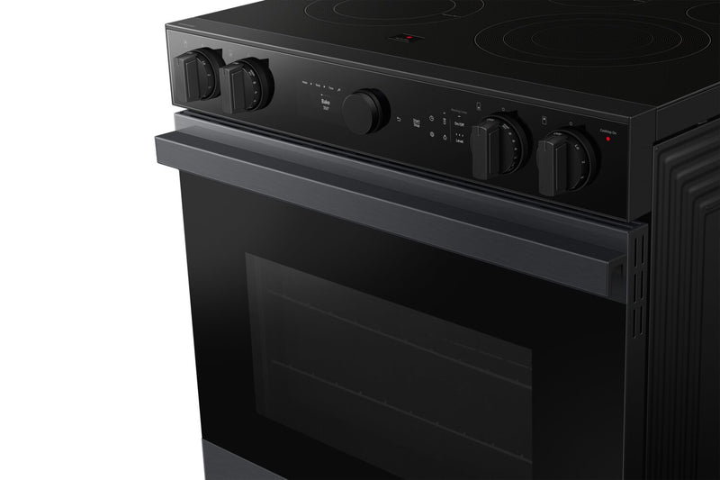 Samsung Bespoke 6.3 Cu. Ft. Smart Electric Range with Air Fry and Air Sous Vide - NSE6DG8500MTAC