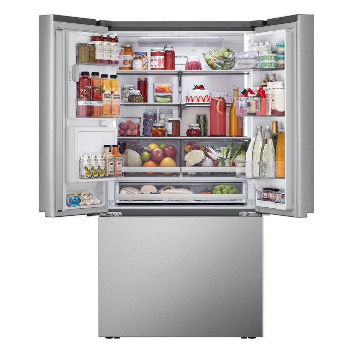 LG 36\" 26 Cu. Ft. French-Door Counter-Depth MAX™ Refrigerator - Smudge Proof Stainless Steel - LRYXC… 