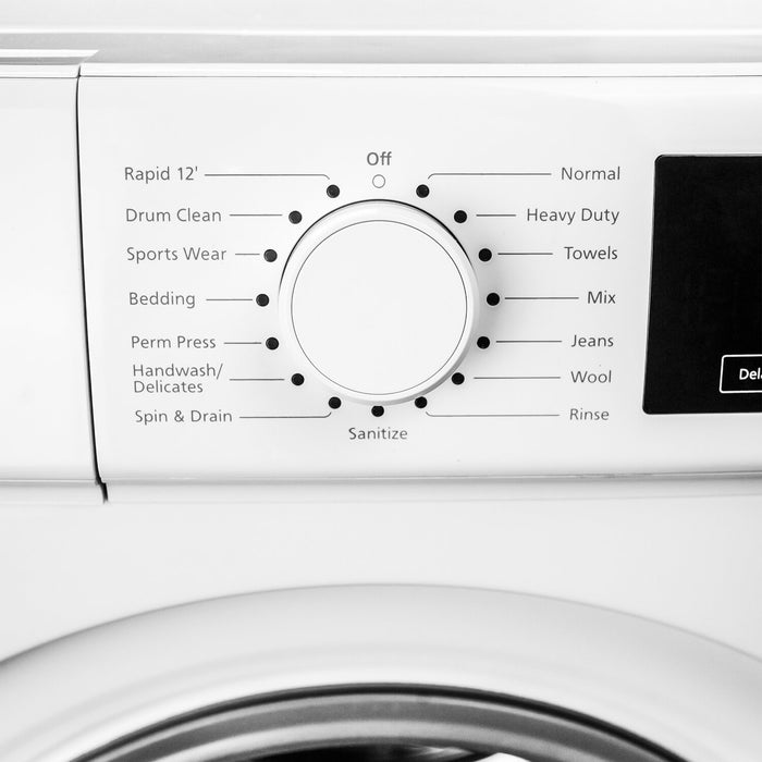Danby 2.2 Cu. Ft. Stackable Compact Front-Load Washer with Steam - White - DWM022D3WDB