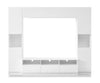 Celine 94.5\" 4 – Piece Entertainment Centre with Storage and Cable Management for TVs up to 58\" - White