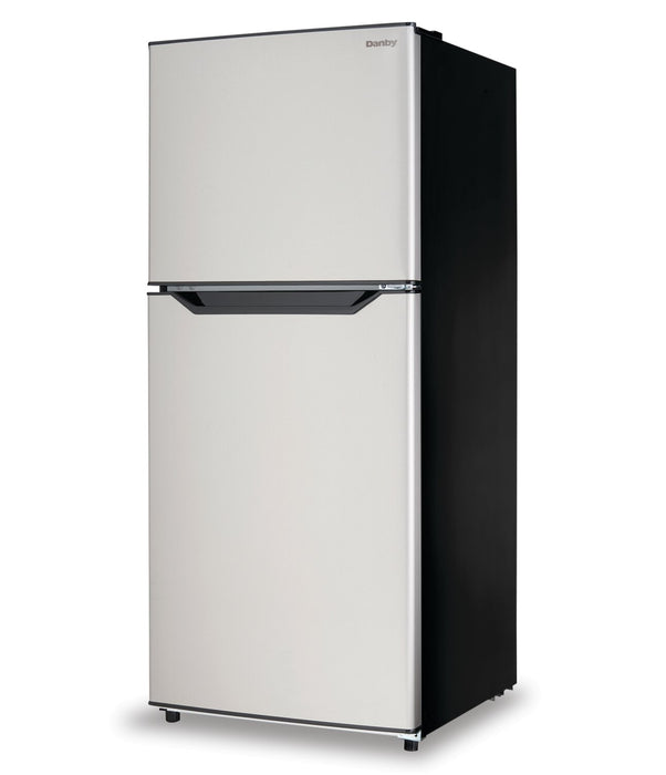 Danby 23.4 \" 10 Cu. Ft. Apartment-Size Top-Mount Refrigerator - Stainless Steel - DFF101B1BSSDB
