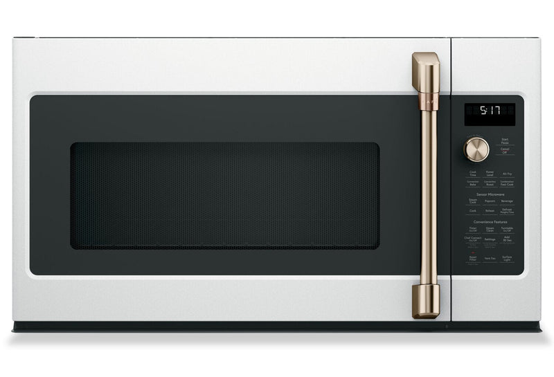 Cafe 1.7 Cu. Ft. Over-the-Range Microwave with Convection and Air Fry - Matte White - CVM517P4RW2 